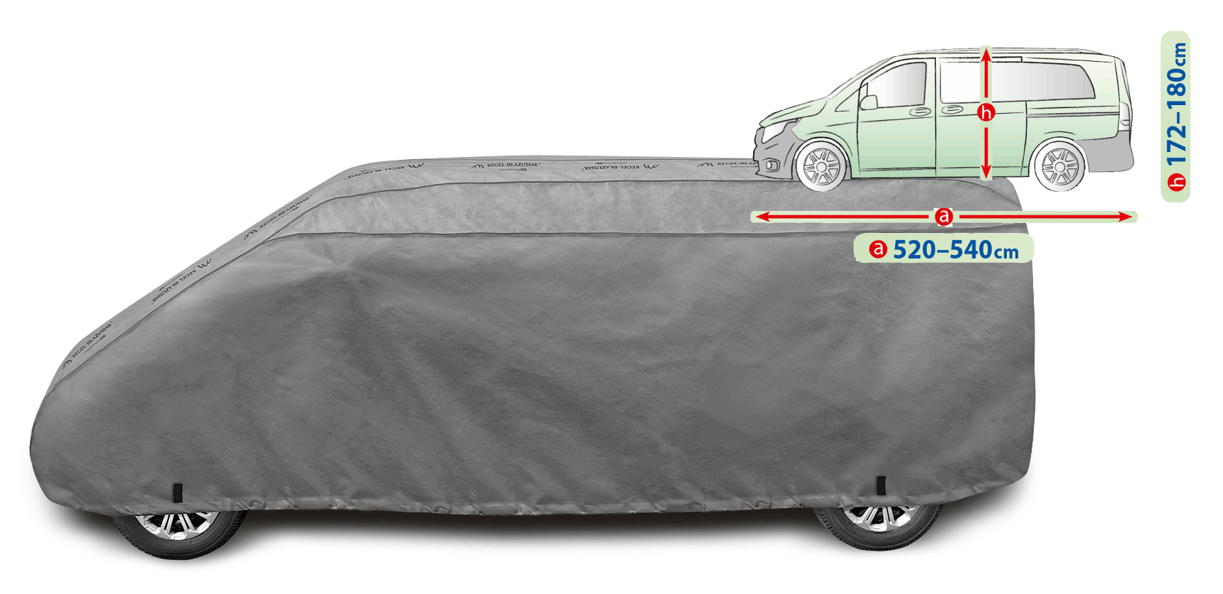 Mobile Garage Vollgaragen fr Mercedes Vito, Viano, V-Klasse (W639 / W447) Transporter