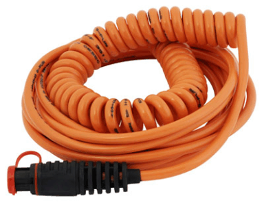 Calix Anschlusskabel MS Spiralkabel orange
