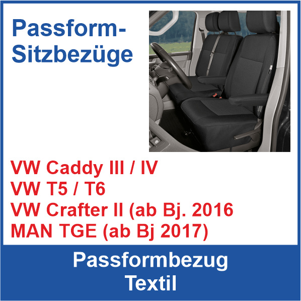 Transporterbezug Passform VW MAN